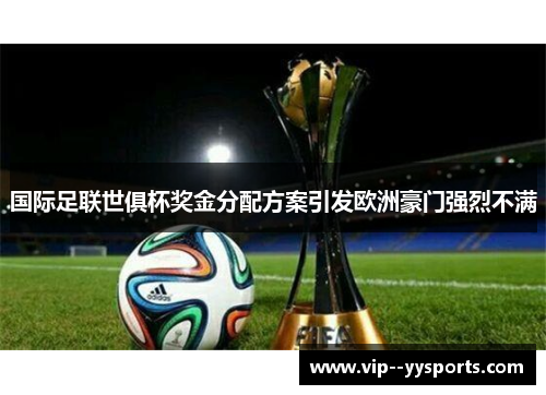 国际足联世俱杯奖金分配方案引发欧洲豪门强烈不满 国际足联世俱杯奖金分配方案引发欧洲豪门强烈不满